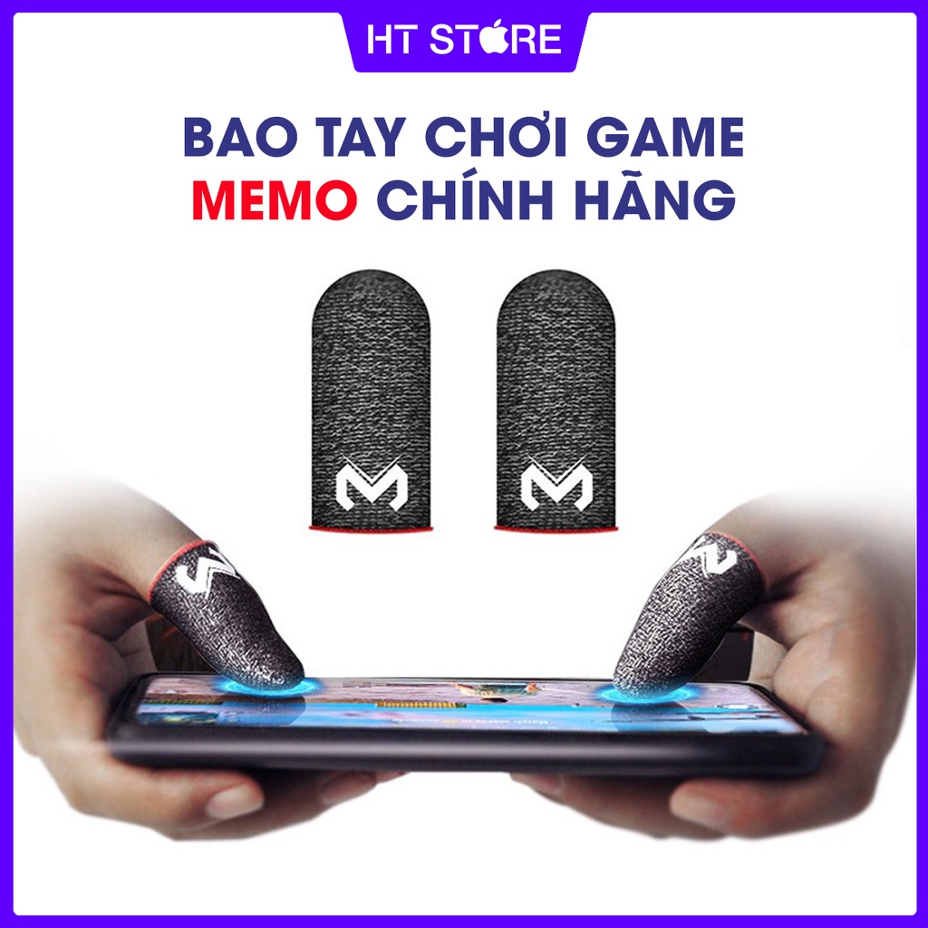 Bao tay chơi game MEMO chính hãng - Găng tay chơi game PUPG, Liên Quân,... chống mồ hôi siêu nhạy, co giãn cực tốt