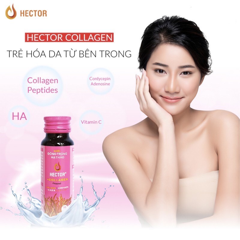 [DÙNG THỬ] 01 Chai  nước Đông Trùng Hạ Thảo Hector Collagen