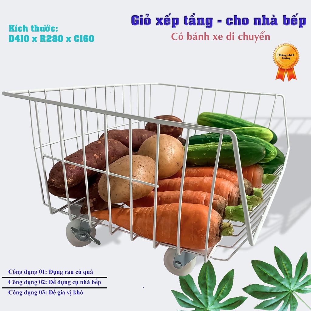 Kệ xếp tầng đa năng dùng để đồ dùng siêu tiện dụng, bền đẹp chắc chắn, tháo rời cất gọn khi không sử dụng