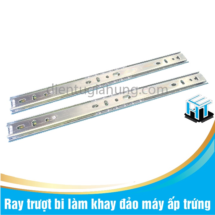 Ray trượt bi làm khay đảo máy ấp trứng