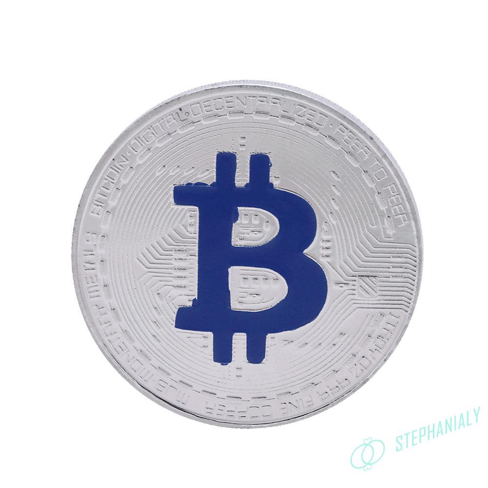 Đồng Xu Mạ Bạc Bitcoin