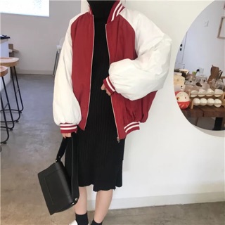 Áo khoác ulzzang style bóng chày