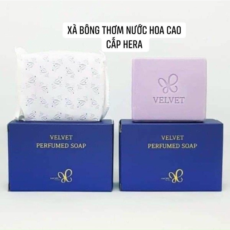 XÀ BÔNG TẮM NƯỚC HOA AMORE VELVET PERFUMED SOAP MẪU MỚI 80g