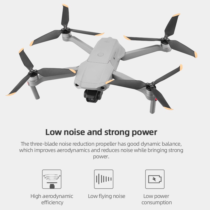 Bộ Phụ Kiện Cánh Quạt Ba Cánh Gấp Gọn Tháo Lắp Nhanh Cho Mavic Air 2/Air 2S