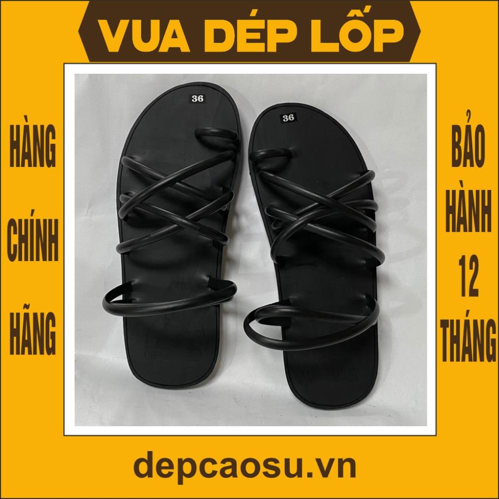 dép cao su 7 quai xỏ ngón tăm, được làm thủ công của Vua dép lốp Phạm Quang Xuân, ảnh thật, bảo hàng và sẵn hàng