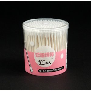 Hộp 200 bông ngoáy tai người lớn màu hồng Hàng Nhật Chính Hãng