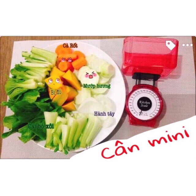 Cân mini kitchen scale Nhật cho bé ăn dặm