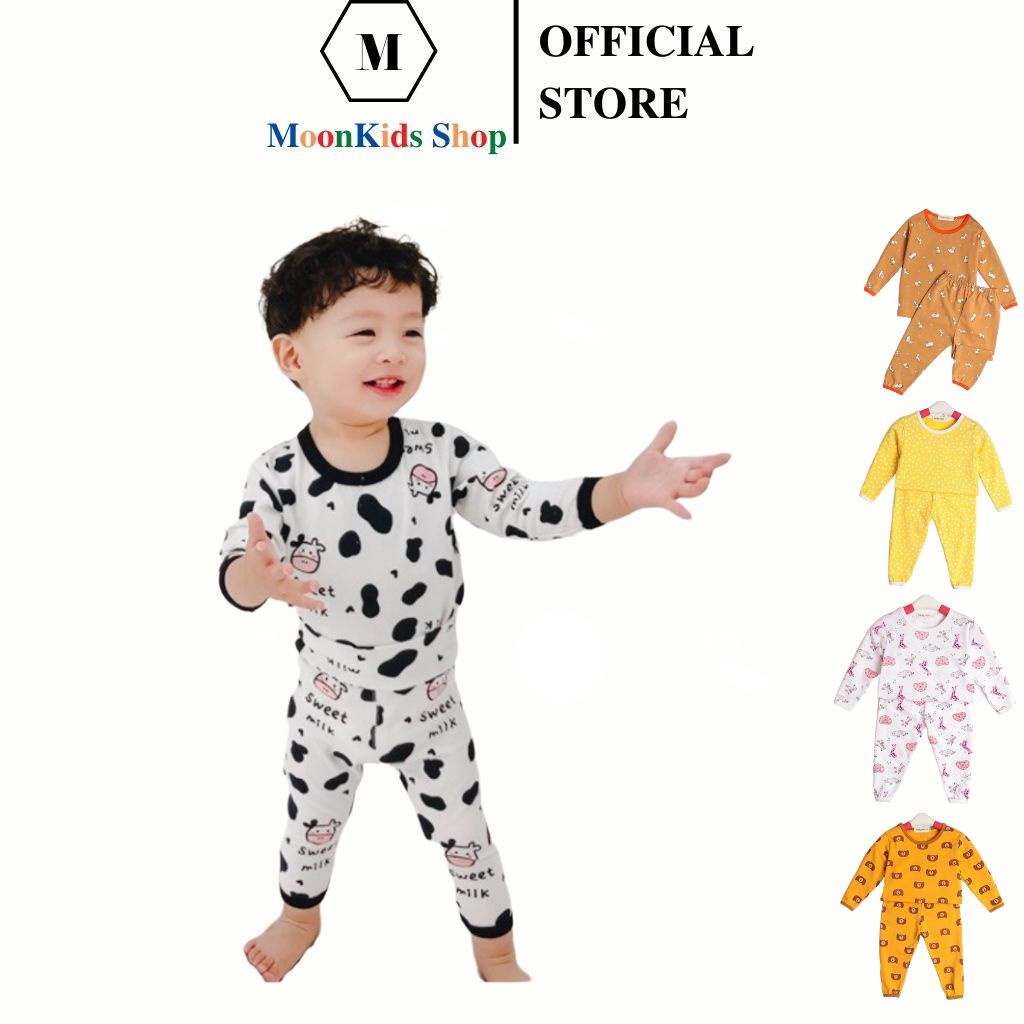 Bộ Body Thu Đông cho bé🐄COTTON 100%🐄họa tiết Bò Sữa,dành cho bé trai,bé gái từ 7-20kg có sẵn giao ngay!