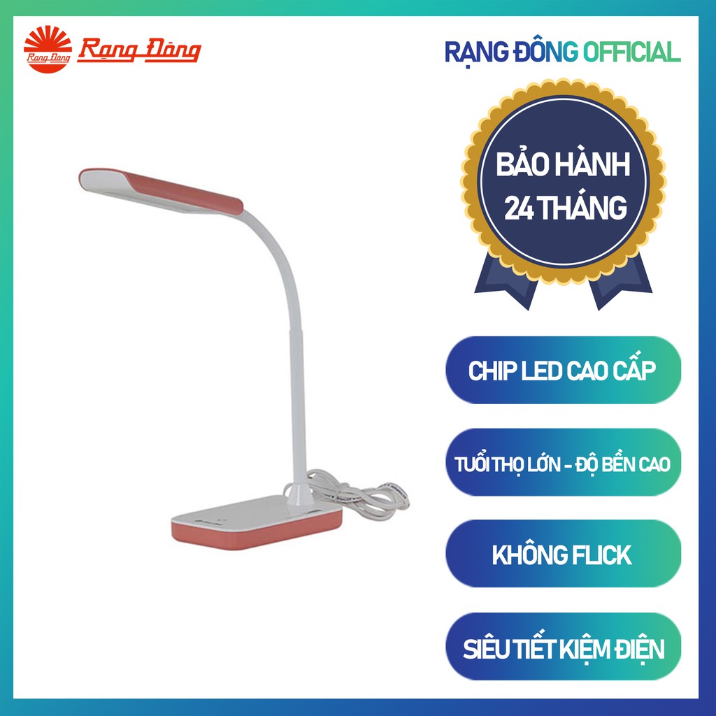 Đèn bàn, đèn học LED cảm ứng Rạng Đông RD- RL-20 V2.LED chống cận thị