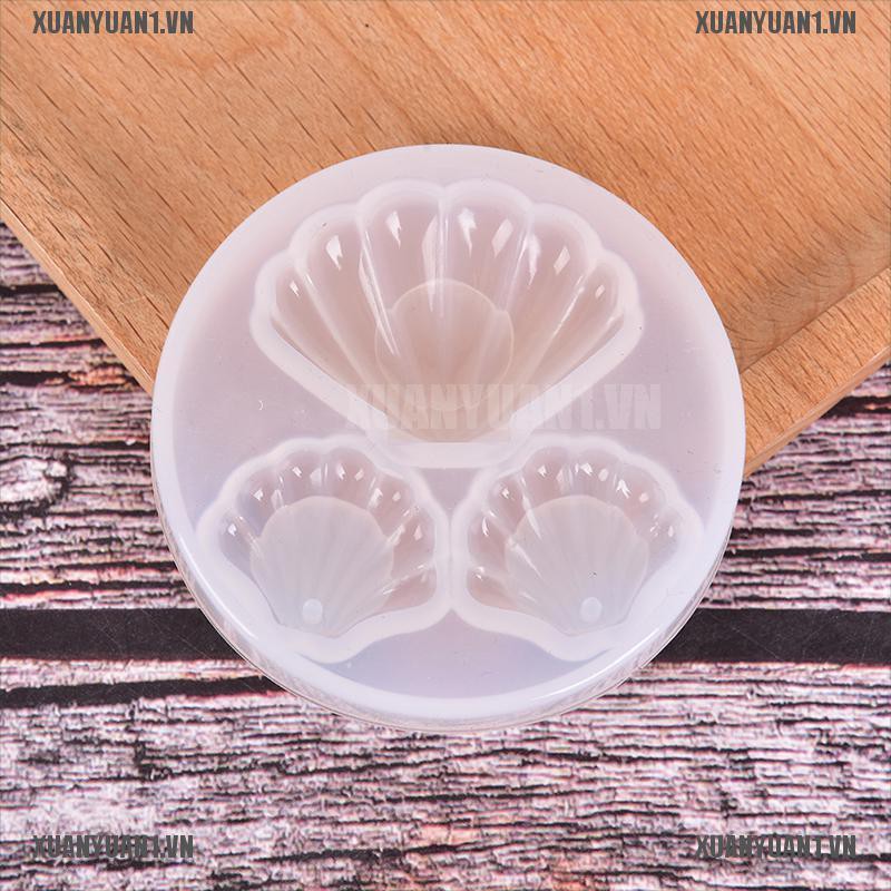 1 [XUANYUAN1] Khuôn Silicone Làm Bánh Hình Vỏ Sò