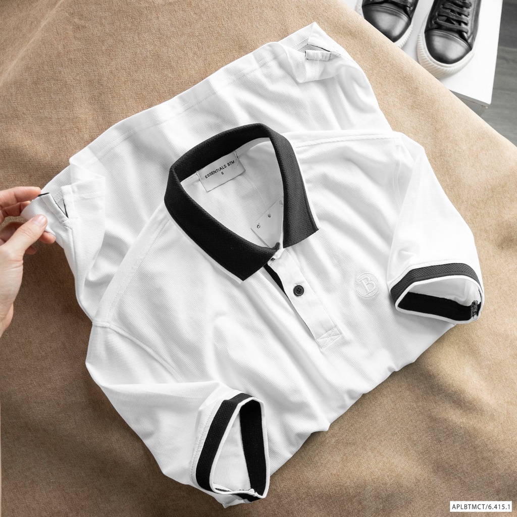 Aó polo nam cao cấp BT cổ 2 khuy,Form Slimfit,vải COTON lỗ kim co dãn 4 chiều,siêu thoáng mát,thấm hút mồ hôi,Hàng VNXK