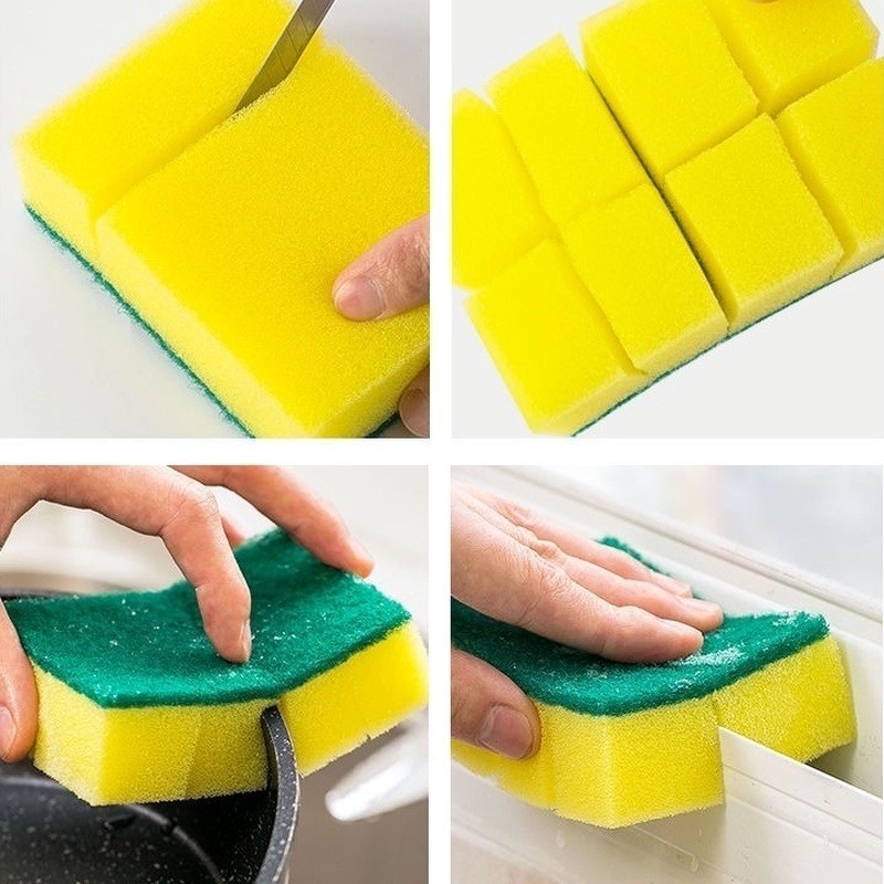 Miếng Bọt Biển Rửa Chén Hai Mặt Đa Năng Tiện Dụng Cho Nhà Bếp
