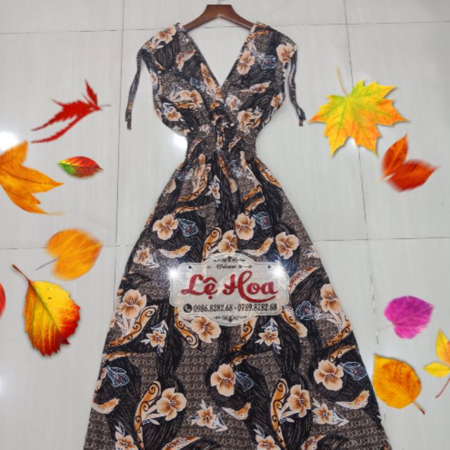Váy maxi kiểu Hàn Quốc cao cấp