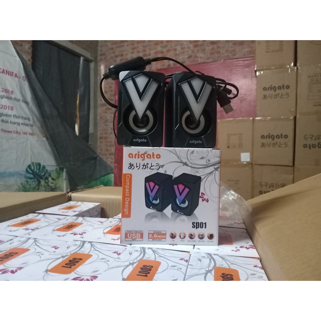 Loa máy tính vi tính mini led LF1046 LF1053 SP01 BT2301 để bàn bass cực mạnh giá rẻ ECOBA
