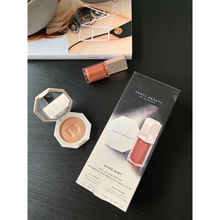 Set son + phấn sáng Fenty Beauty Bomb Baby 2 Lip Luminizer + Highlighter