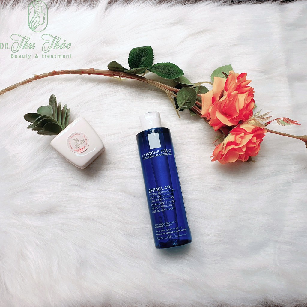 Toner La Roche Posay Effaclar cho da dầu mụn, La Roche Posay Soothing Lotion Sensitive cho da nhạy cảm 200ml
