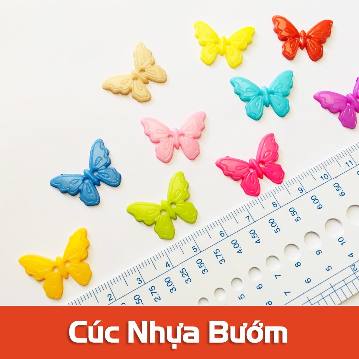 Cúc nhựa hình trang trí - Đồng giá 10k/túi