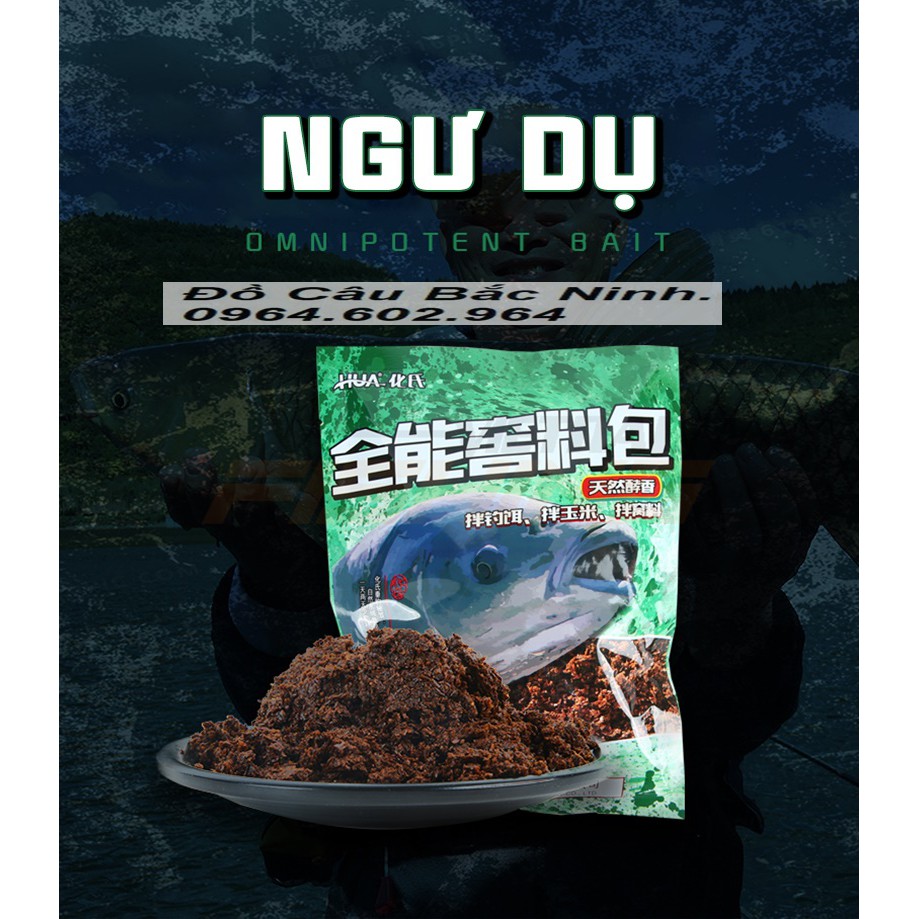 Ngư Dụ HUA 140g, mồi câu đài, mồi bột