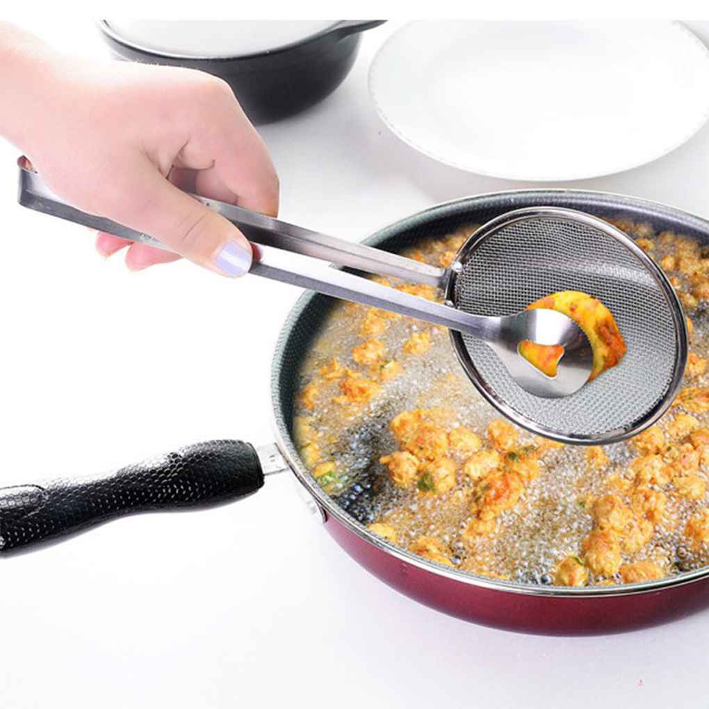 Kẹp gắp thức ăn ráo nước bằng thép không gỉ tiện lợi cho nhà bếp