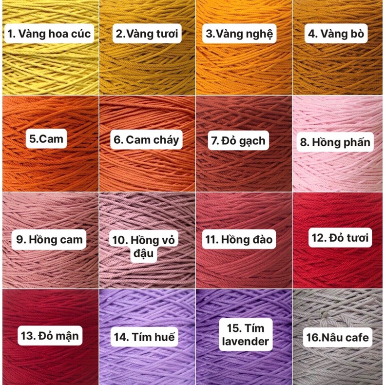Võng lười Macrame ngang 1m cao 1m5
