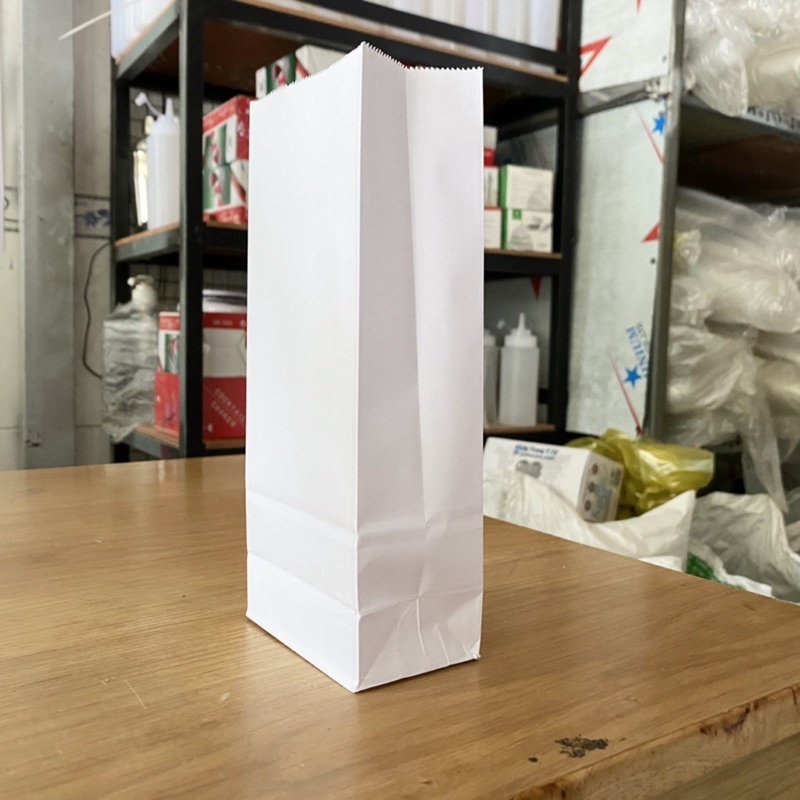 Combo 100 Túi Đựng Bánh Mì Màu Trắng