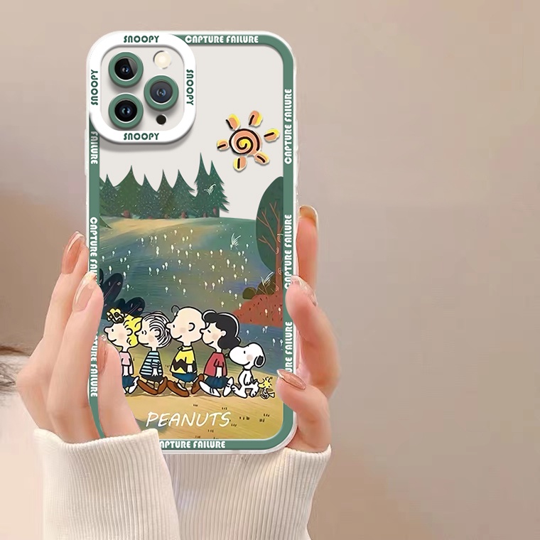 Ốp Điện Thoại Silicon TPU Mềm Trong Suốt In Họa Tiết Dễ Thương Cho IPhone 12 13 Pro 6 6S 7 8 Plus X XS XR 11 Pro Max