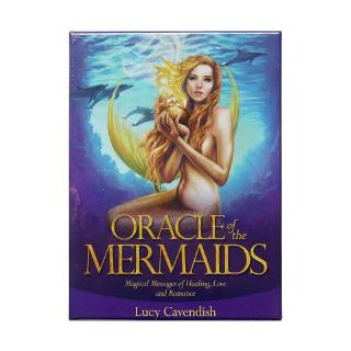 【READY STOCK】45PCS Oracle of the Mermaids: Magical Messages of Healing, Love & Romance Card Game Family Party Game