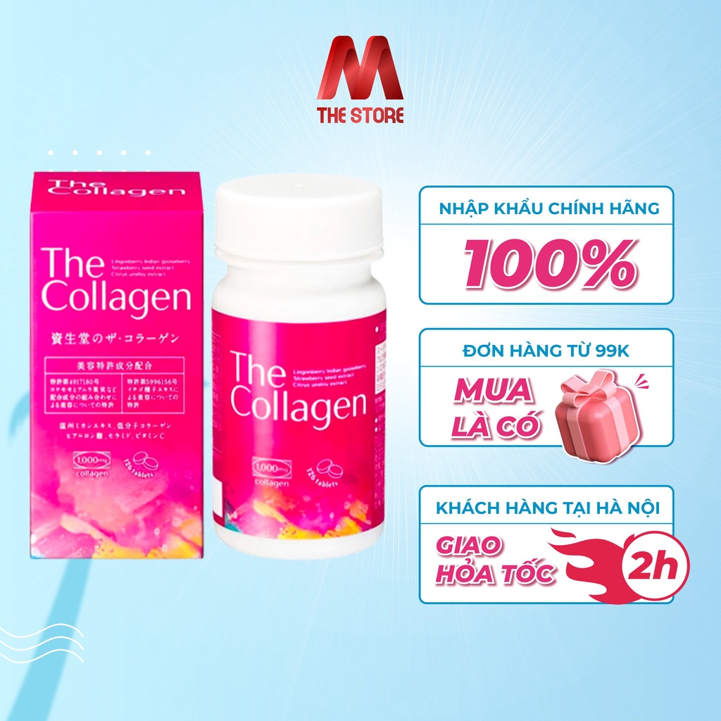 Viên uống The Collagen Shiseido Nhật hộp 126 viên