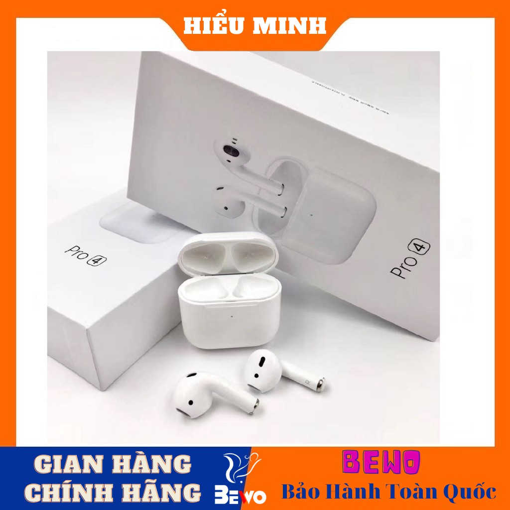 [Mã 159ELSALE hoàn 7% đơn 300K] Tai nghe Bluetooth Pro 4, giảm tiếng ồn được, đổi tên thành định vị