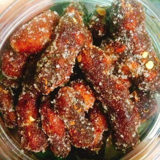 Hũ 500gr Me Thái xóc muối cay