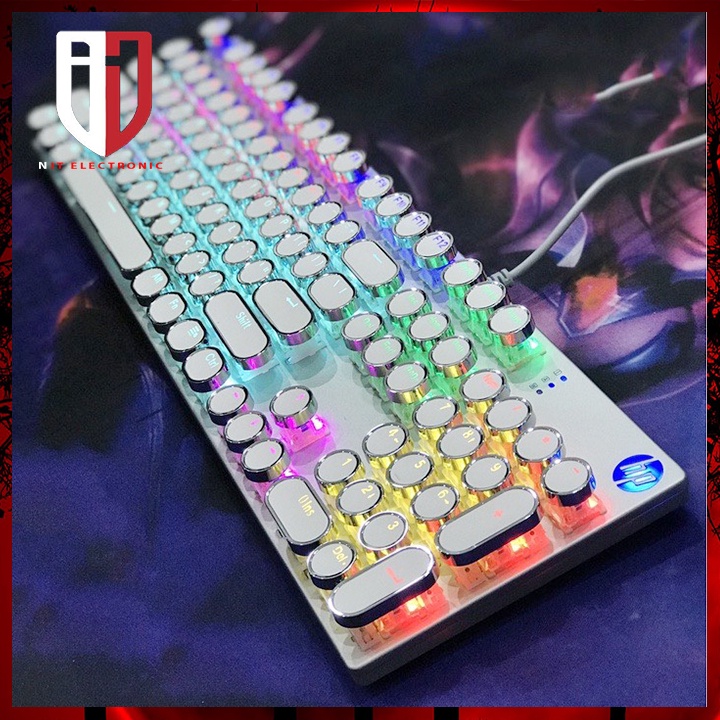 Bàn Phím Cơ HP GK400Y Led Rgb Gaming Có Dây Bàn Phím Máy Vi Tính LapTop Pc Đèn Led Keyboard Chuyên Game
