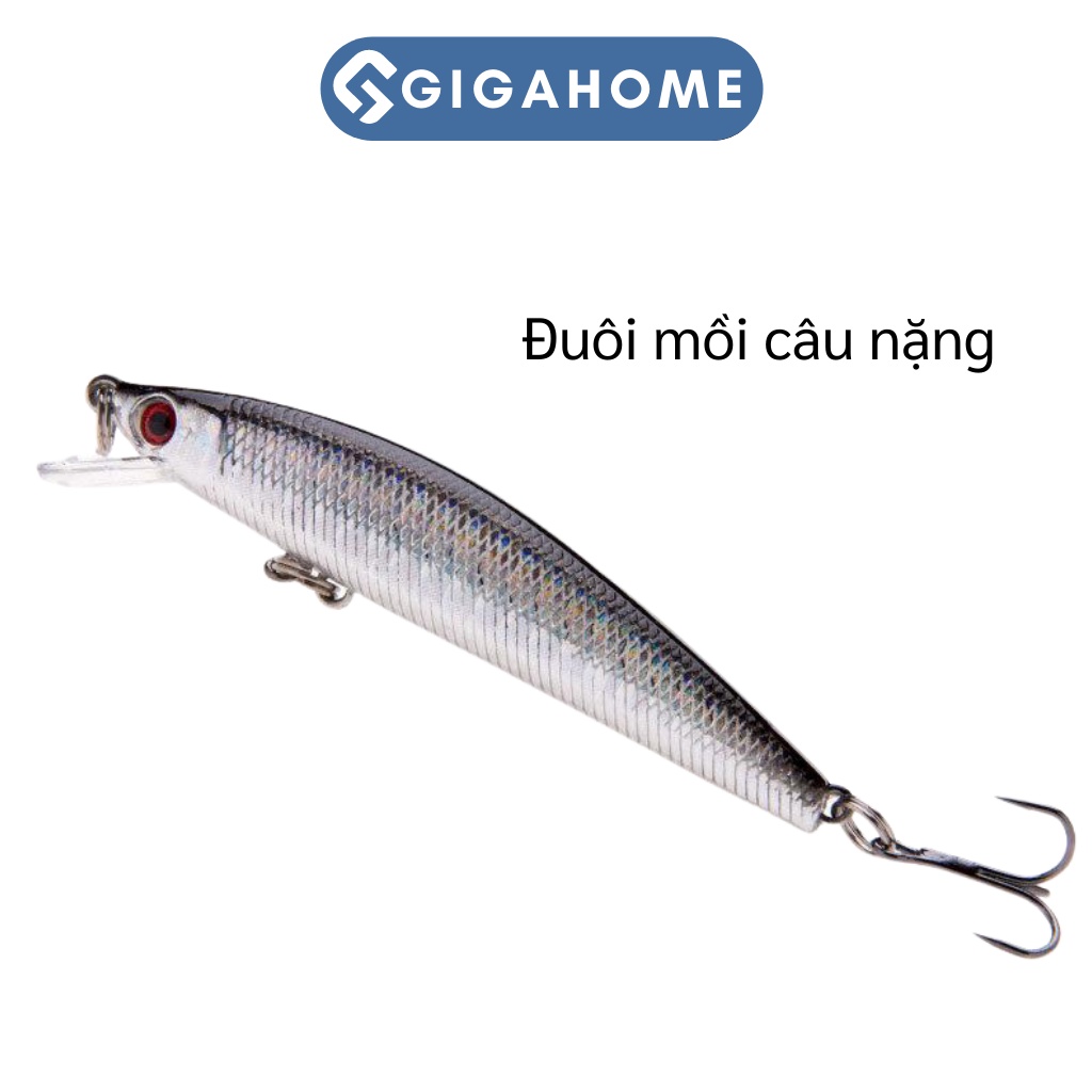 Mồi Câu Cá Giả 8.5cm Bằng Nhựa Có Móc Câu GIGAHOME 7562