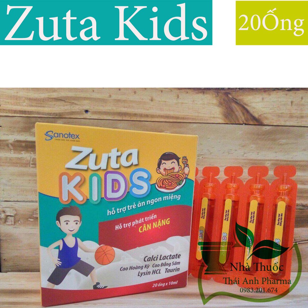 Siro Zuta KIDS - Hỗ Trợ Trẻ Ăn Ngon Miệng Phát Triển Cân Nặng