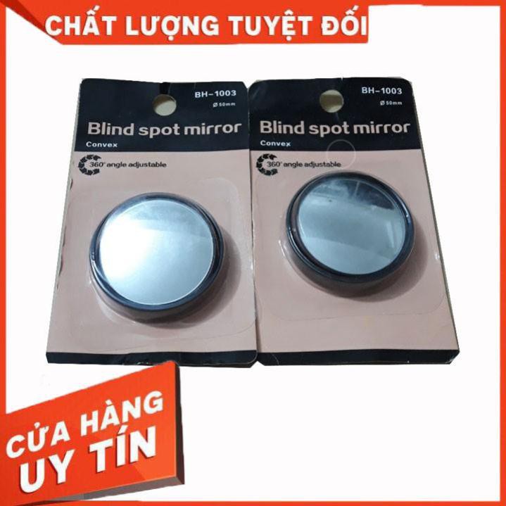 Gương Tròn Nhỏ 55mm Kính HD Xe Ô Tô Có Thể Điều Chỉnh 360 Độ