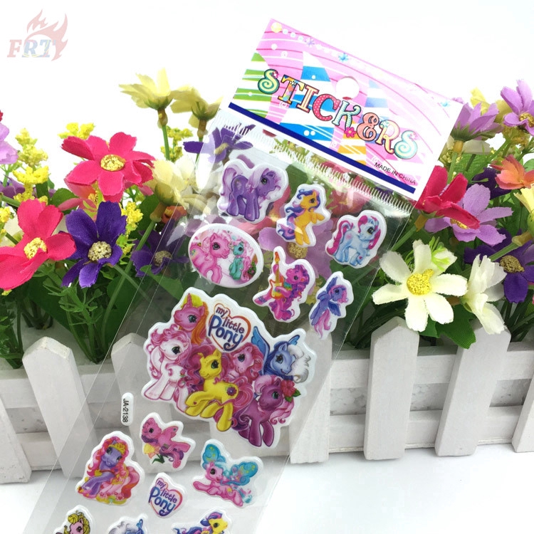 Miếng dán trang trí hình ngựa một sừng dễ thương