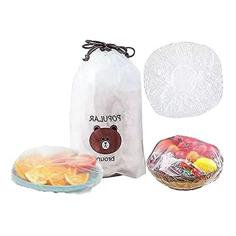 Bộ 100 Nắp Silicone Đậy Tô Chén Giữ Thức Ăn Tươi Tái Sử Dụng Tiện Lợi