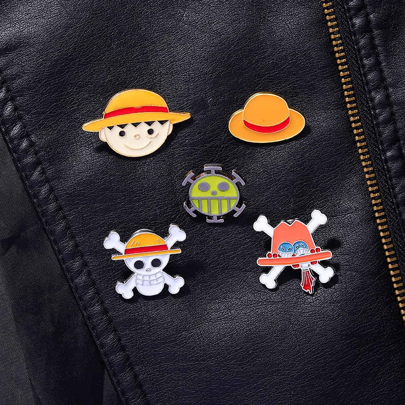 Ghim Cài Áo Phong Cách Hoạt Hình One Piece