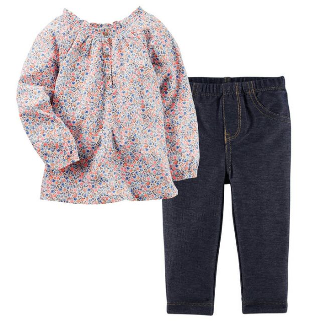 Quần giả jean chất da cá cho bé trai bé gái