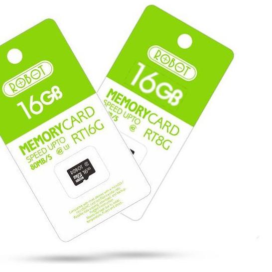 ☻ Thẻ nhớ 16GB Class 10 Micro SD TF hình Robot kèm túi đựng ♕