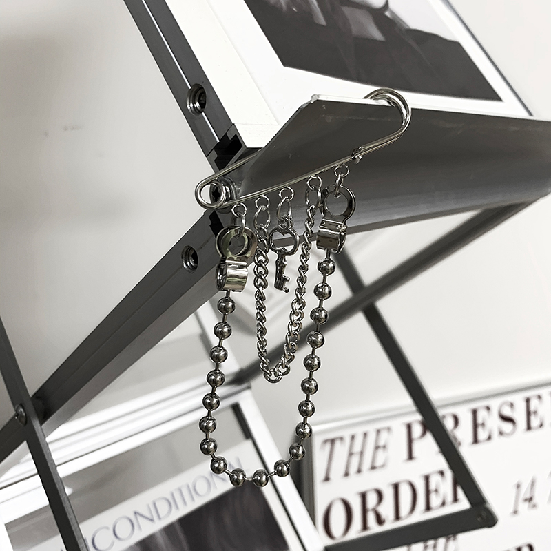 Ghim Cài Áo Kim Loại 22523 Thiết Kế Đơn Giản Thời Trang Dành Cho Nam Và Nữ