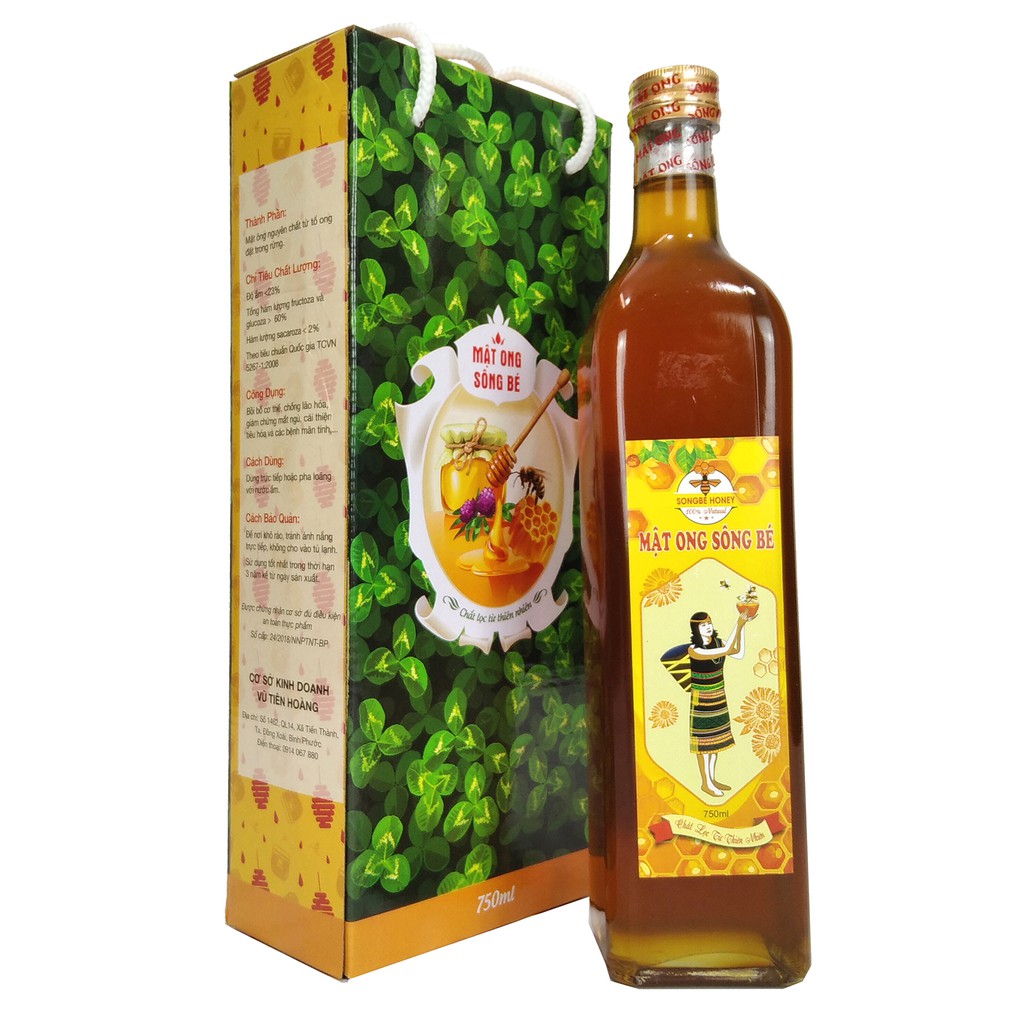 [CAO CẤP] MẬT ONG SÔNG BÉ 250ml Nguyên Chất Từ Bình Phước - Vua Nông Sản 4.0 | BigBuy360 - bigbuy360.vn