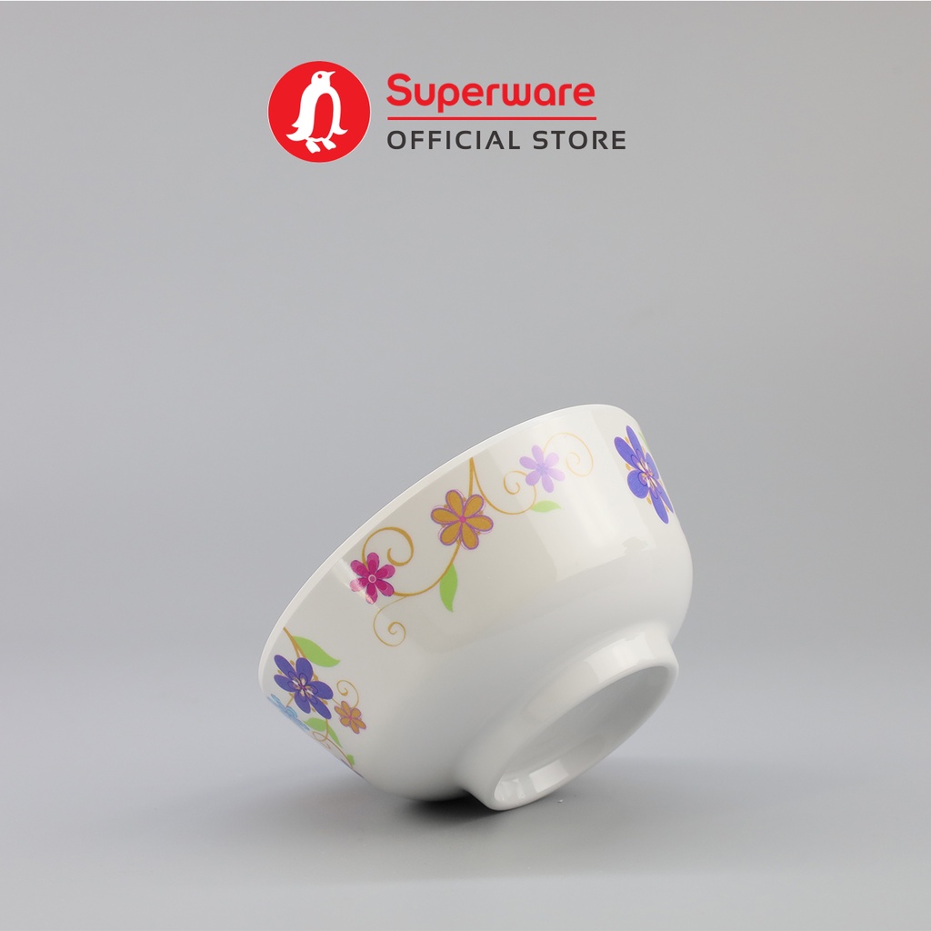 Chén Cơm 11cm Họa Tiết Spring Flower Chất Liệu 100% Melamine | Superware Thái Lan | B417