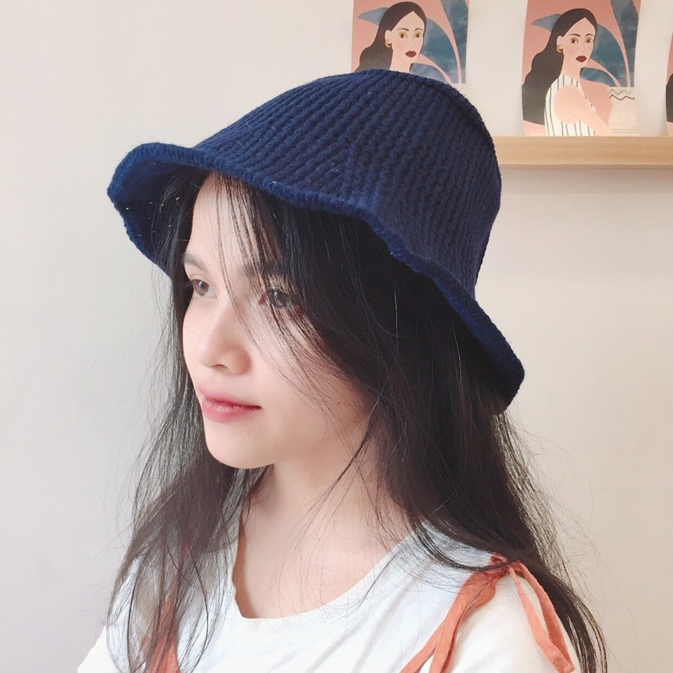 mũ chùm len