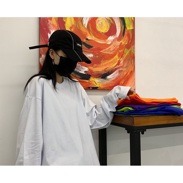 [SẴN]- Áo thun trơn dài tay Unisex phong cách Ulzzang (ZT11)