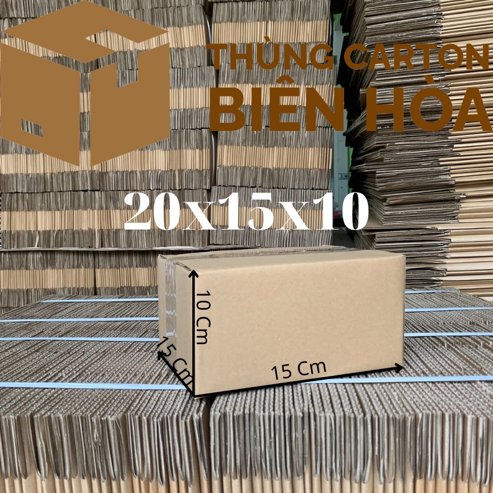 Hộp Giấy 20x15x10 - Hộp Sóng C Dày, Cứng