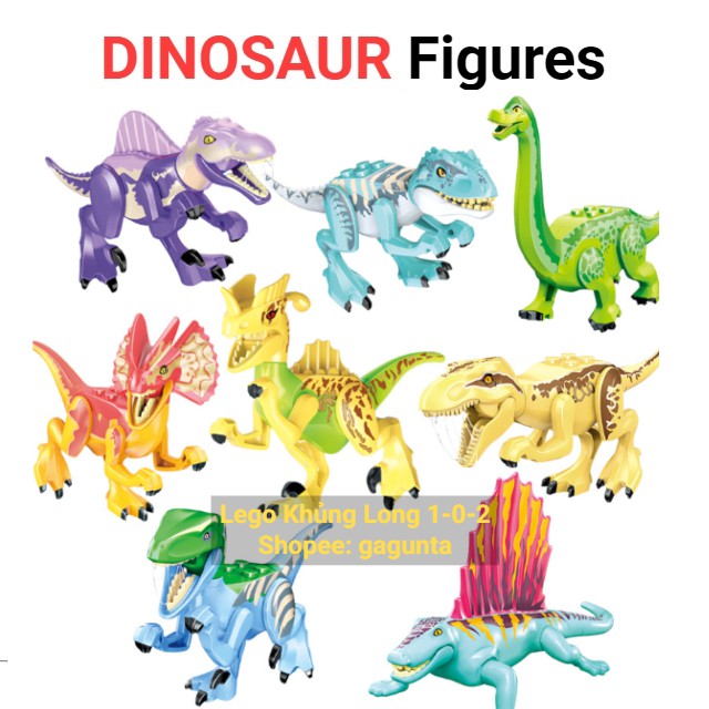 Đồ Chơi Khủng Long 2020 Mẫu Đặc Biệt Jurassic World Hãng Lele Dài 12cm x Cao 8cm