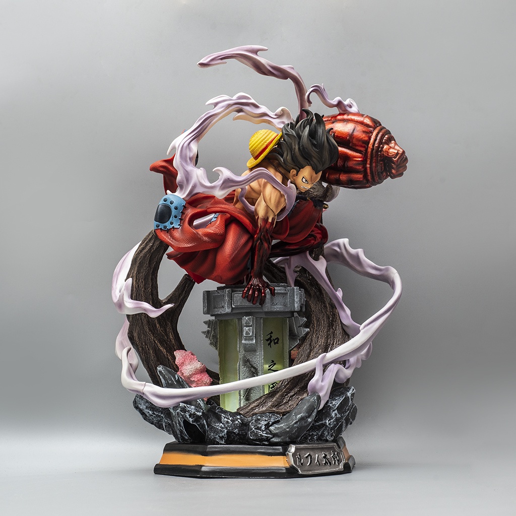 Mô hình One Piece Luffy Gear 4 Snake Man cao 40cm nặng 3,6kg mô hình One Piece Figure Luffy băng Mũ Rơm Haki Shop