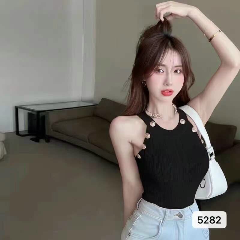 ÁO LEN CỔ YẾM CÚC MS11882