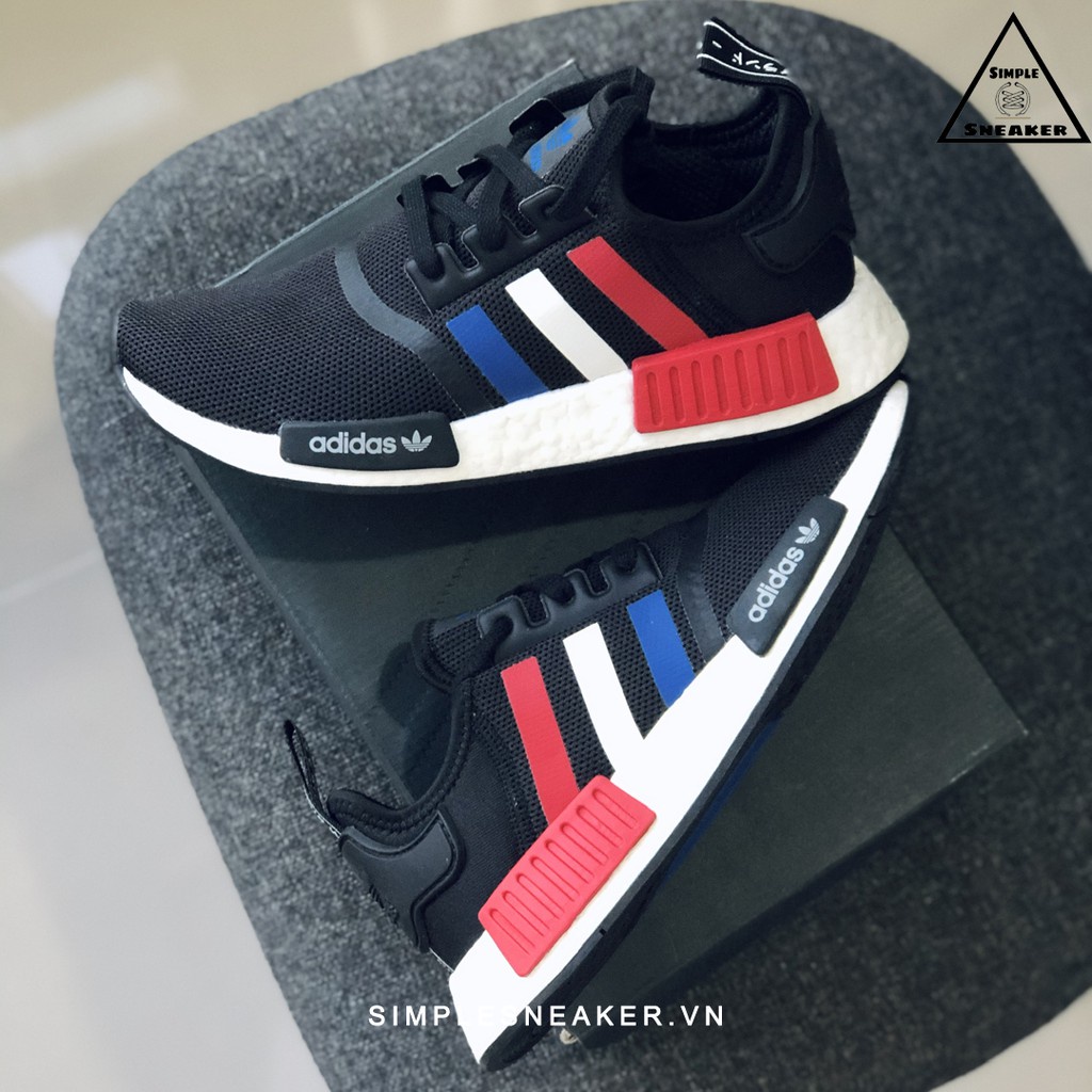 【Giày chạy thể thao】Adidas NMD R1 💙FREESHIP💙 Giày Adidas Chính Hãng - Giày NMD R1 Tri-color Chuẩn