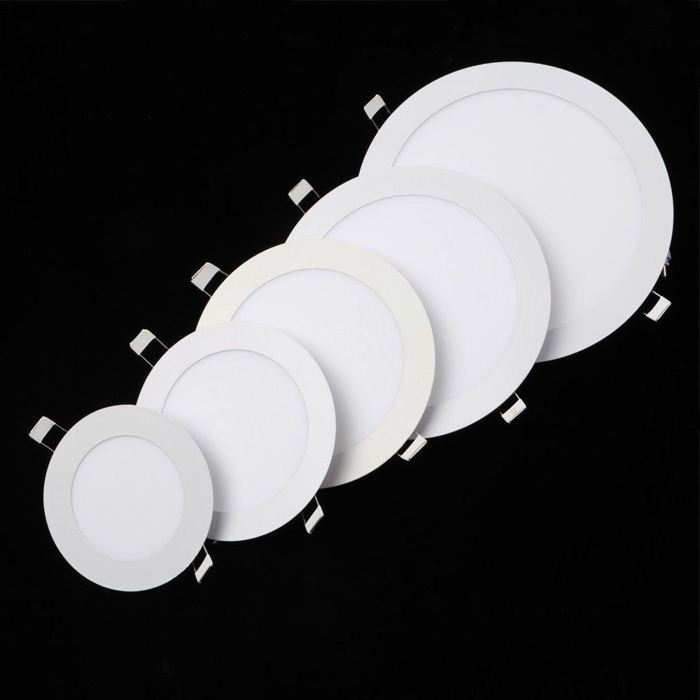 LEISURE Đèn LED 6 / 9 / 12 / 15 / 18W Siêu Mỏng Chiếu Sáng Đa Ứng Dụng